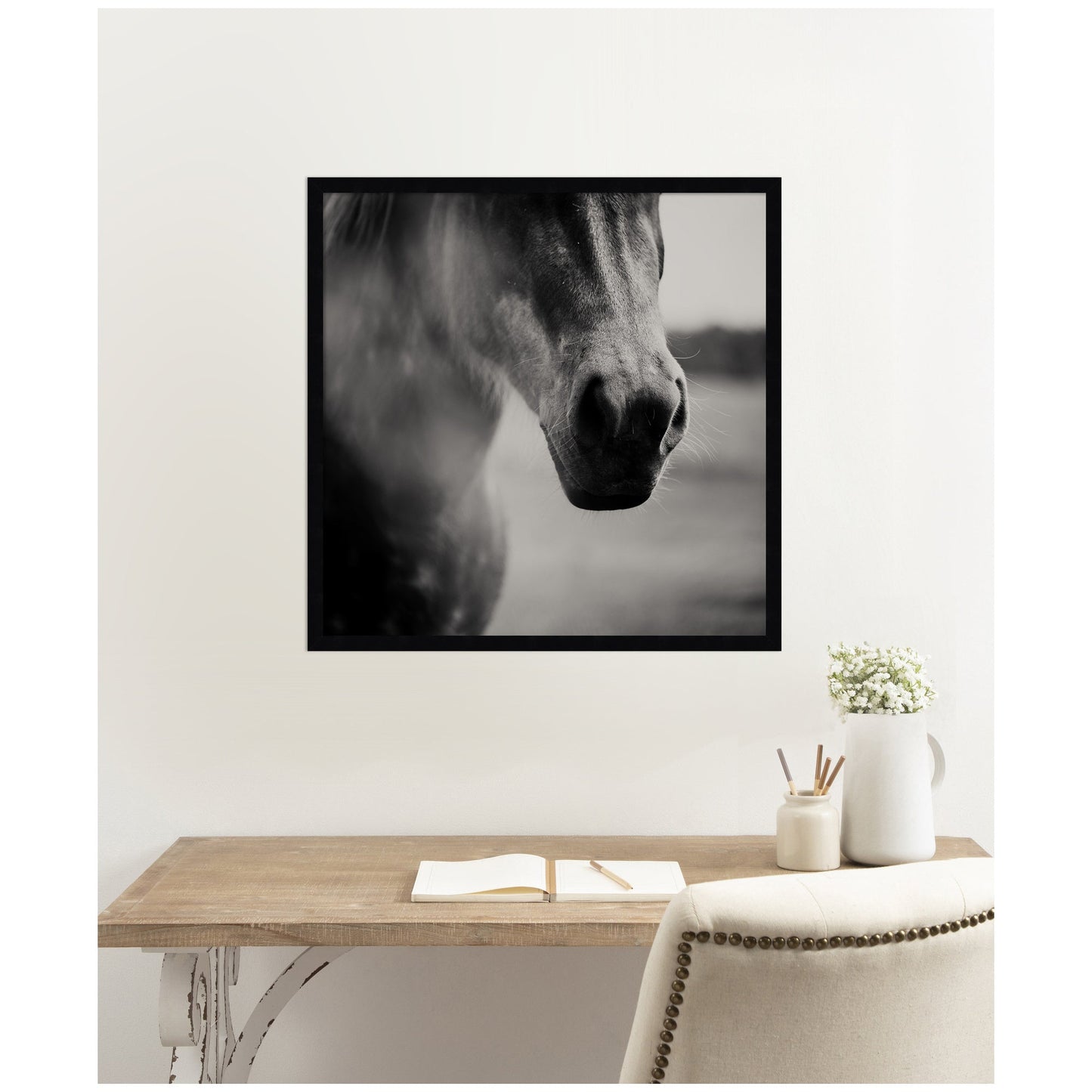 Horse Like Velvet by Laura Evans Framed Wall Art Print
