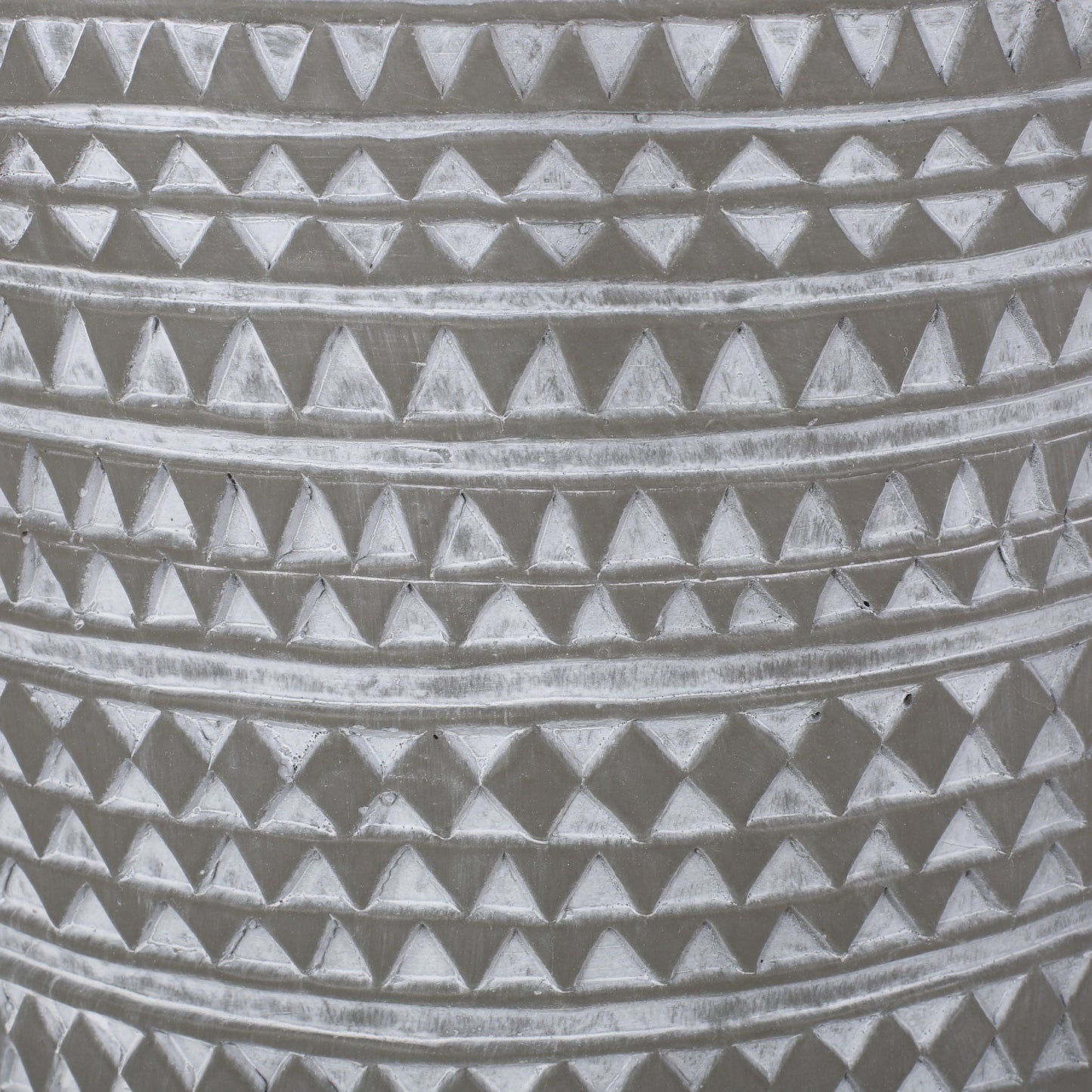 Outdoor Side Table With Cylindrical Shape - White