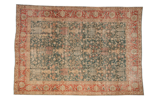 8x11.5 Vintage Distressed Tabriz Carpet