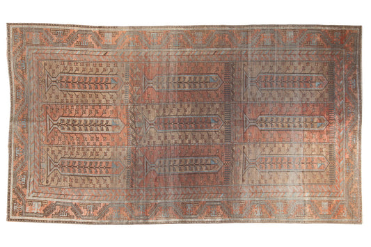 5.5x10 Vintage Distressed Belouch Carpet