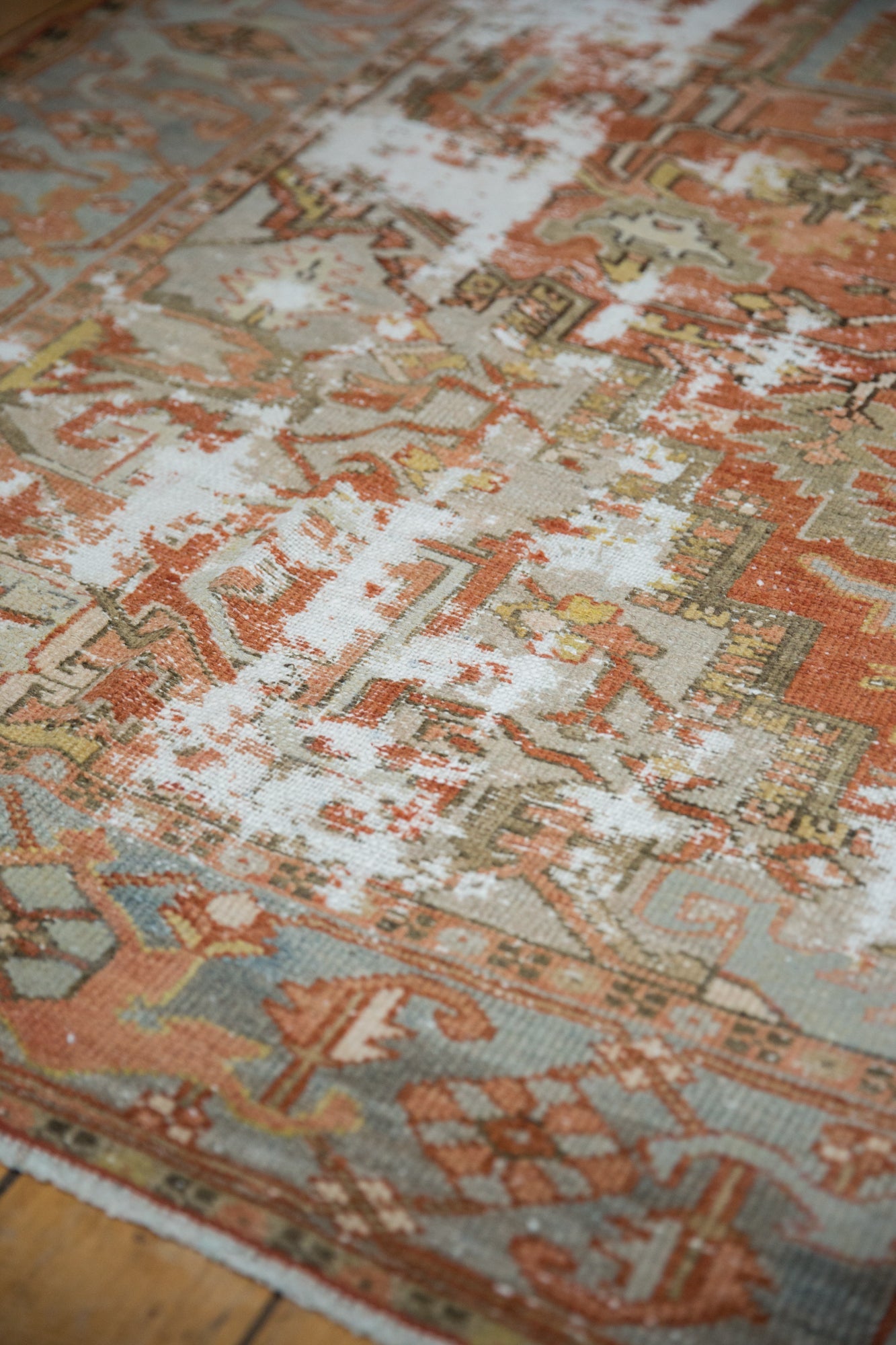 8x11 Antique Distressed Karaja Carpet