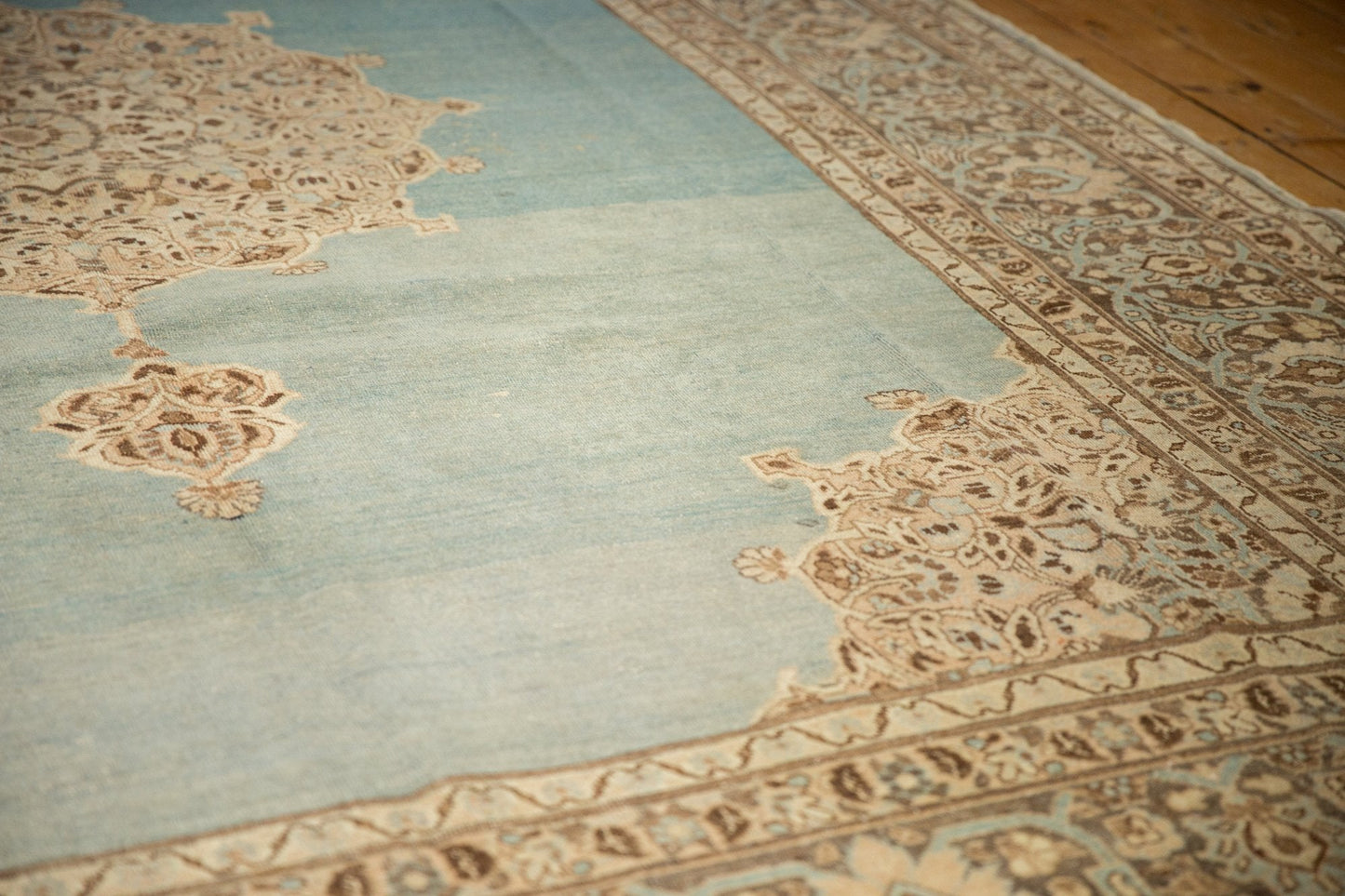 8.5x12.5 Vintage Distressed Tabriz Carpet