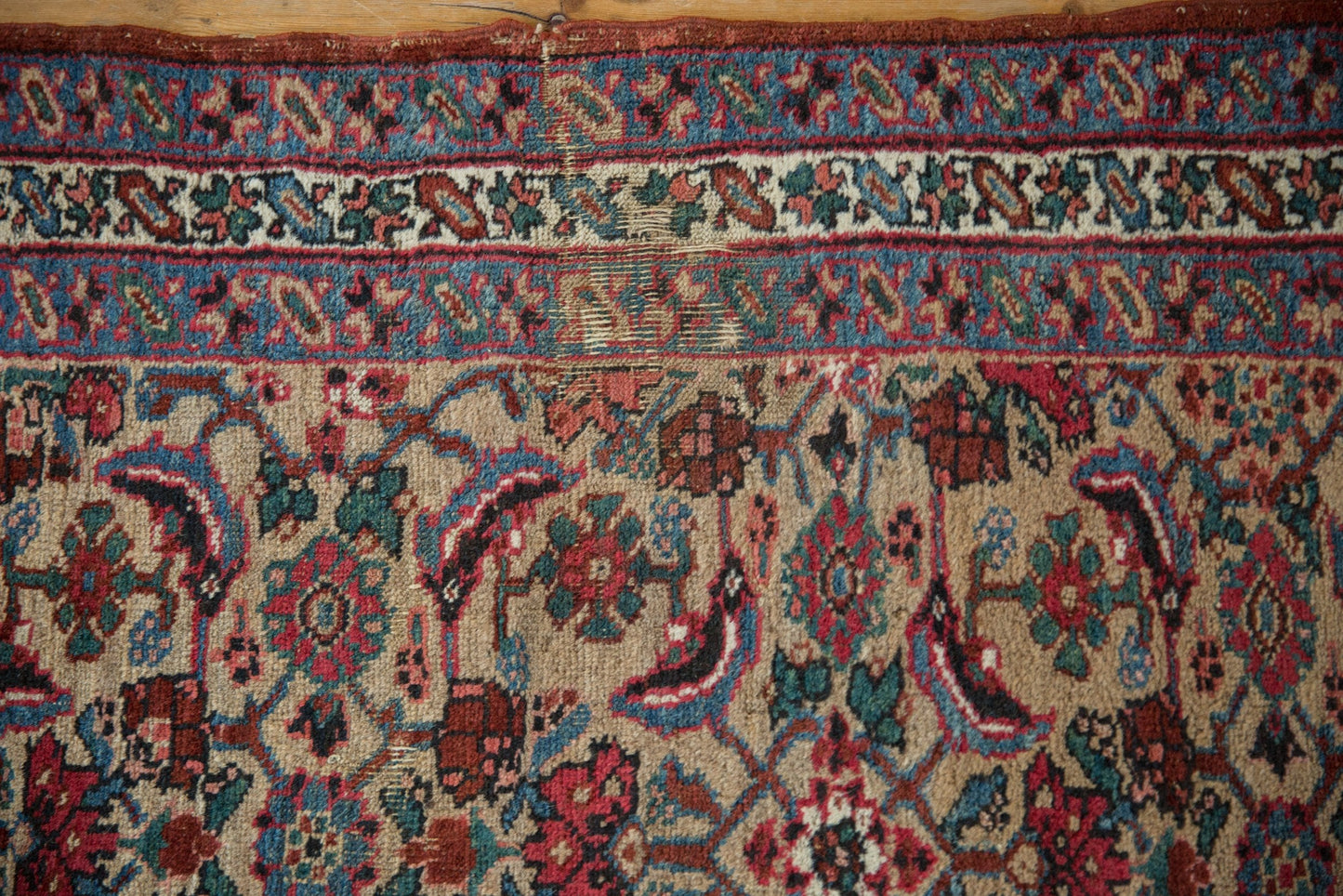 3x14.5 Antique Bijar Rug Runner