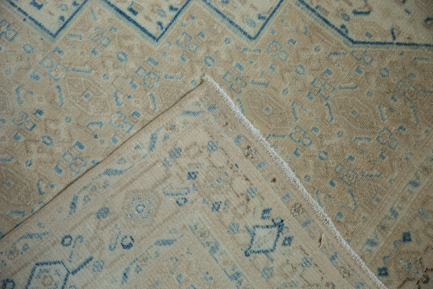7x9.5 Vintage Distressed Birjand Carpet
