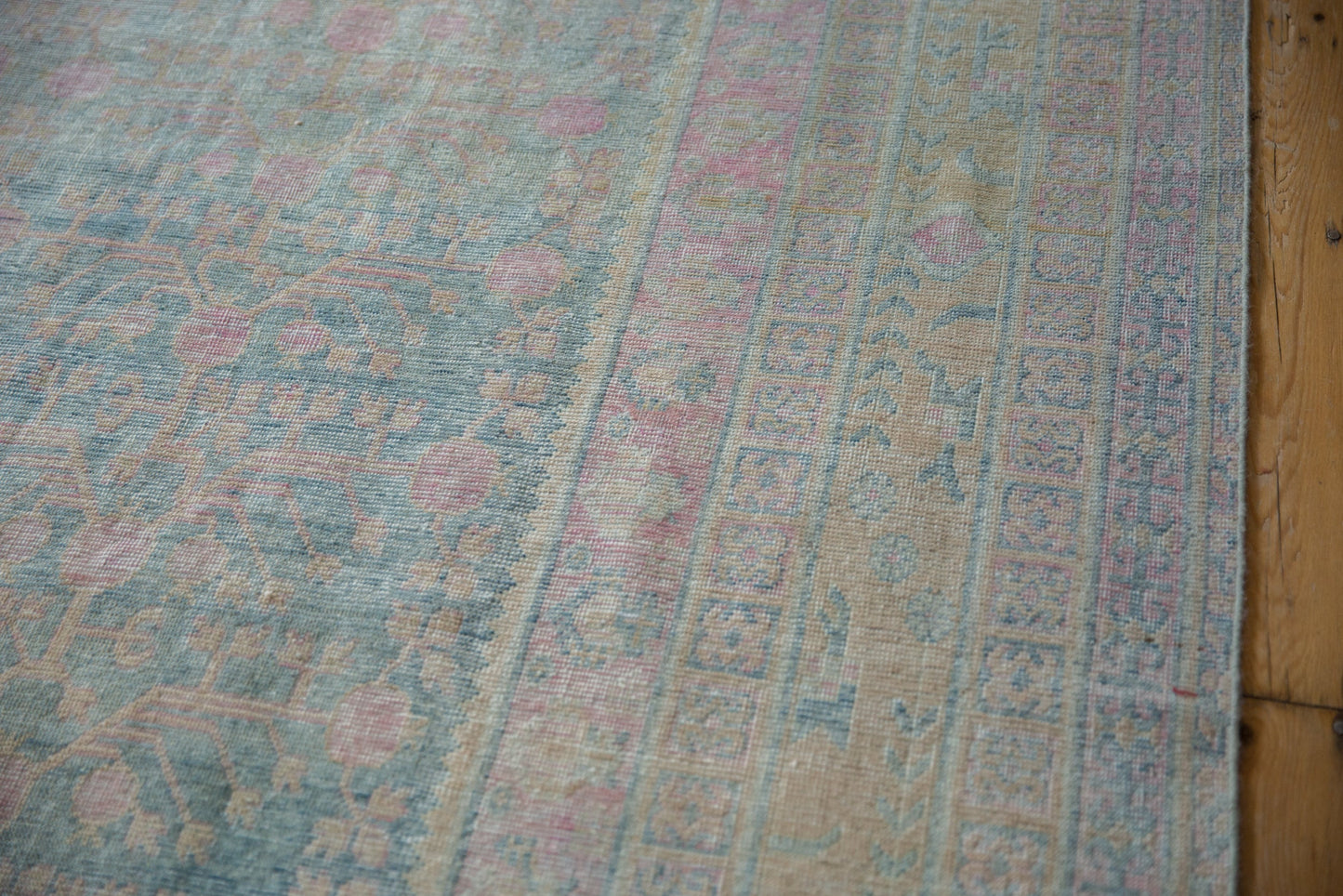 9x17.5 Vintage Distressed Khotan Carpet