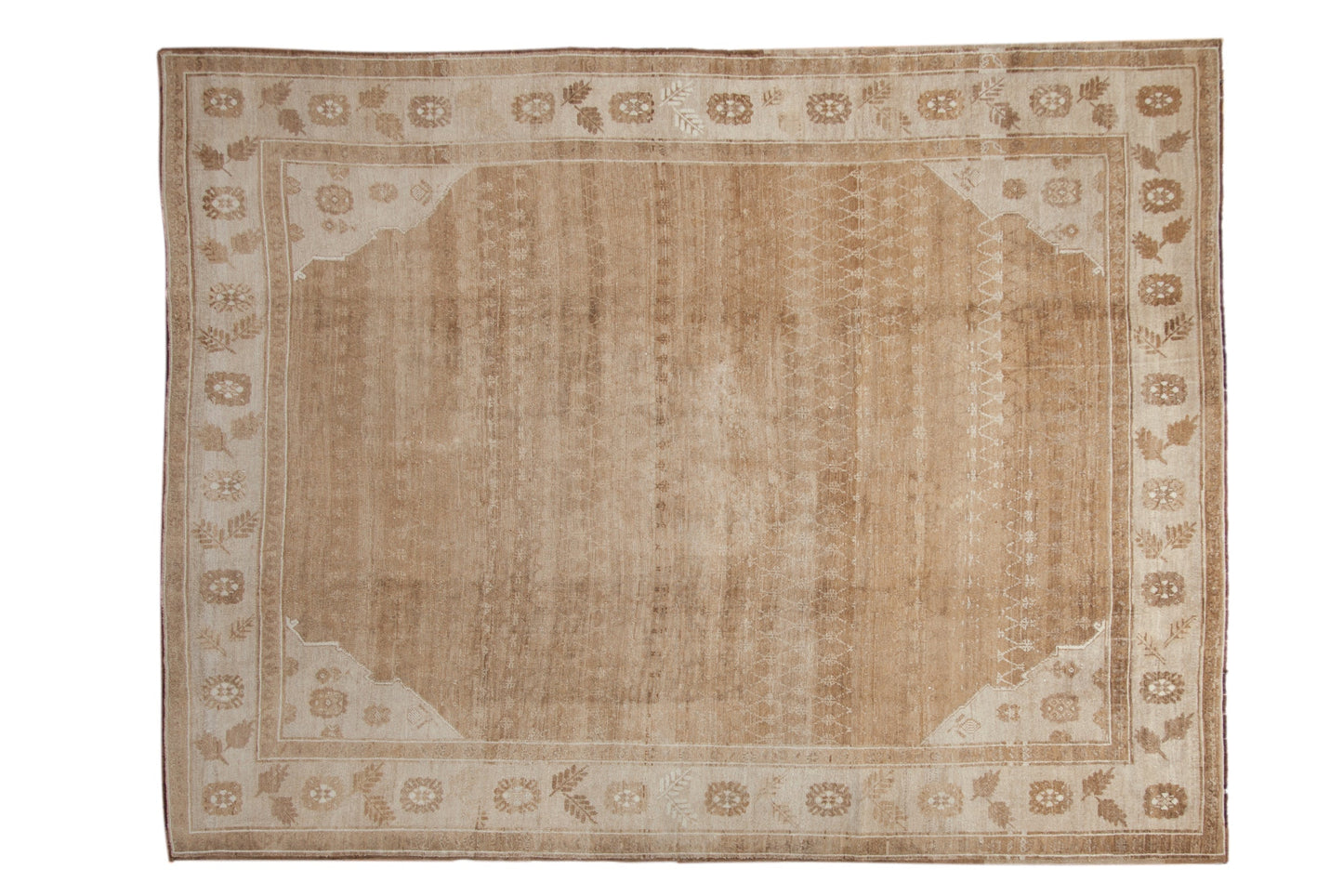 8x10.5 Vintage Distressed Kars Carpet
