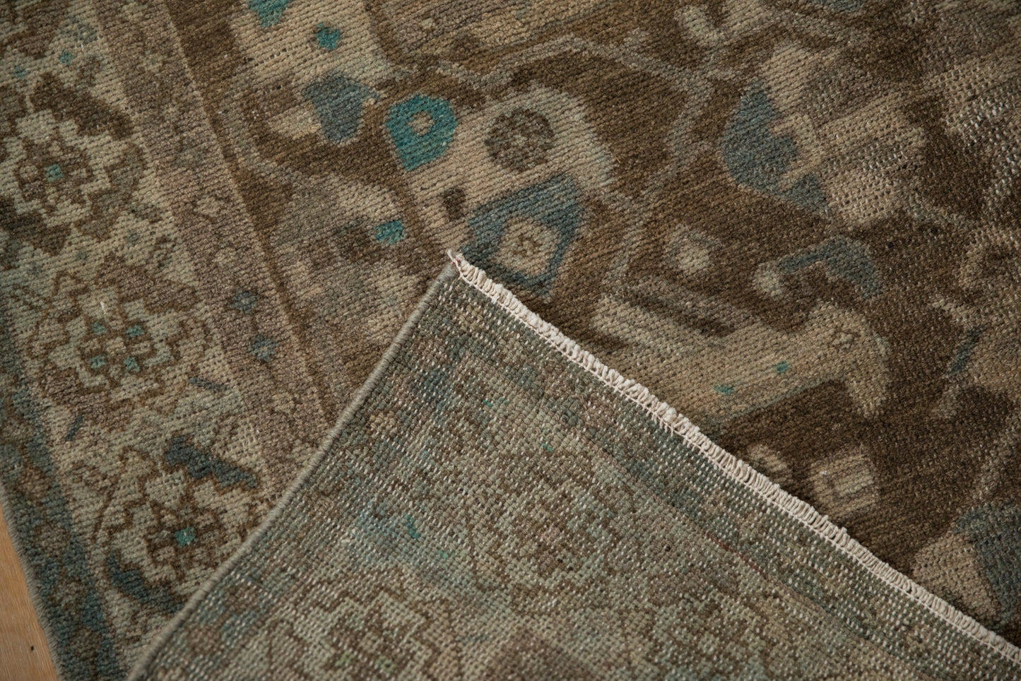 4x6.5 Vintage Distressed Hamadan Rug