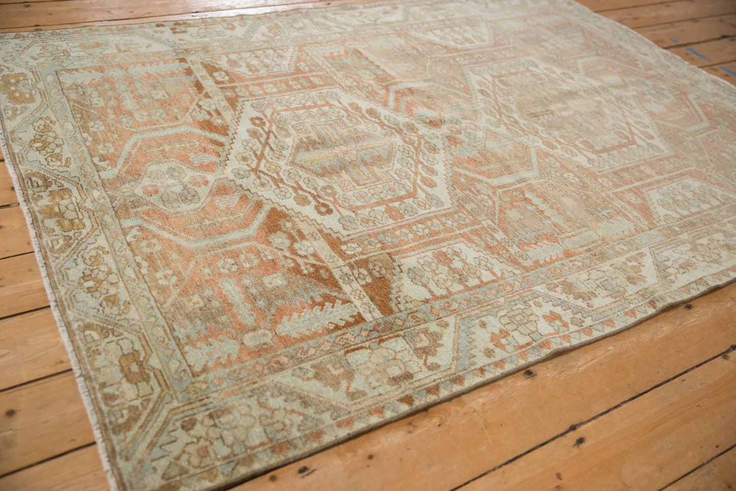 4.5x6.5 Vintage Distressed Malayer Rug