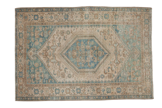 4x6 Vintage Distressed Hamadan Rug