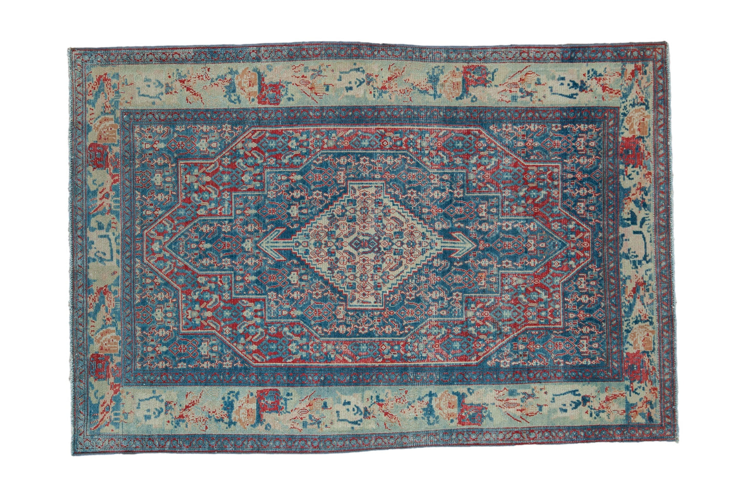 3.5x5 Vintage Distressed Senneh Rug