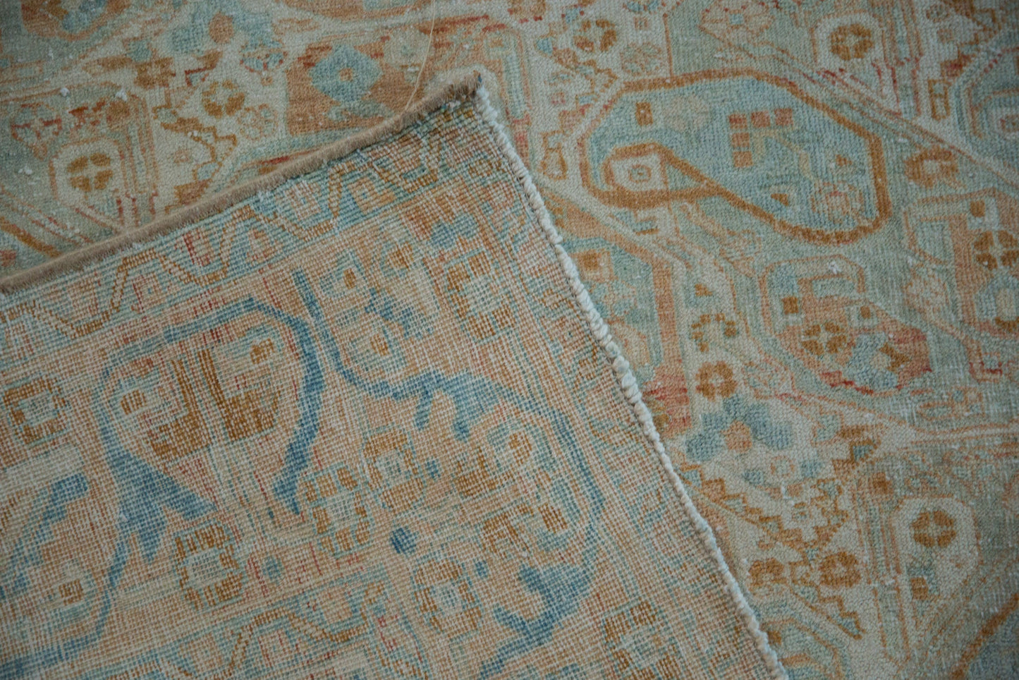 4.5x6 Vintage Distressed Afshar Rug