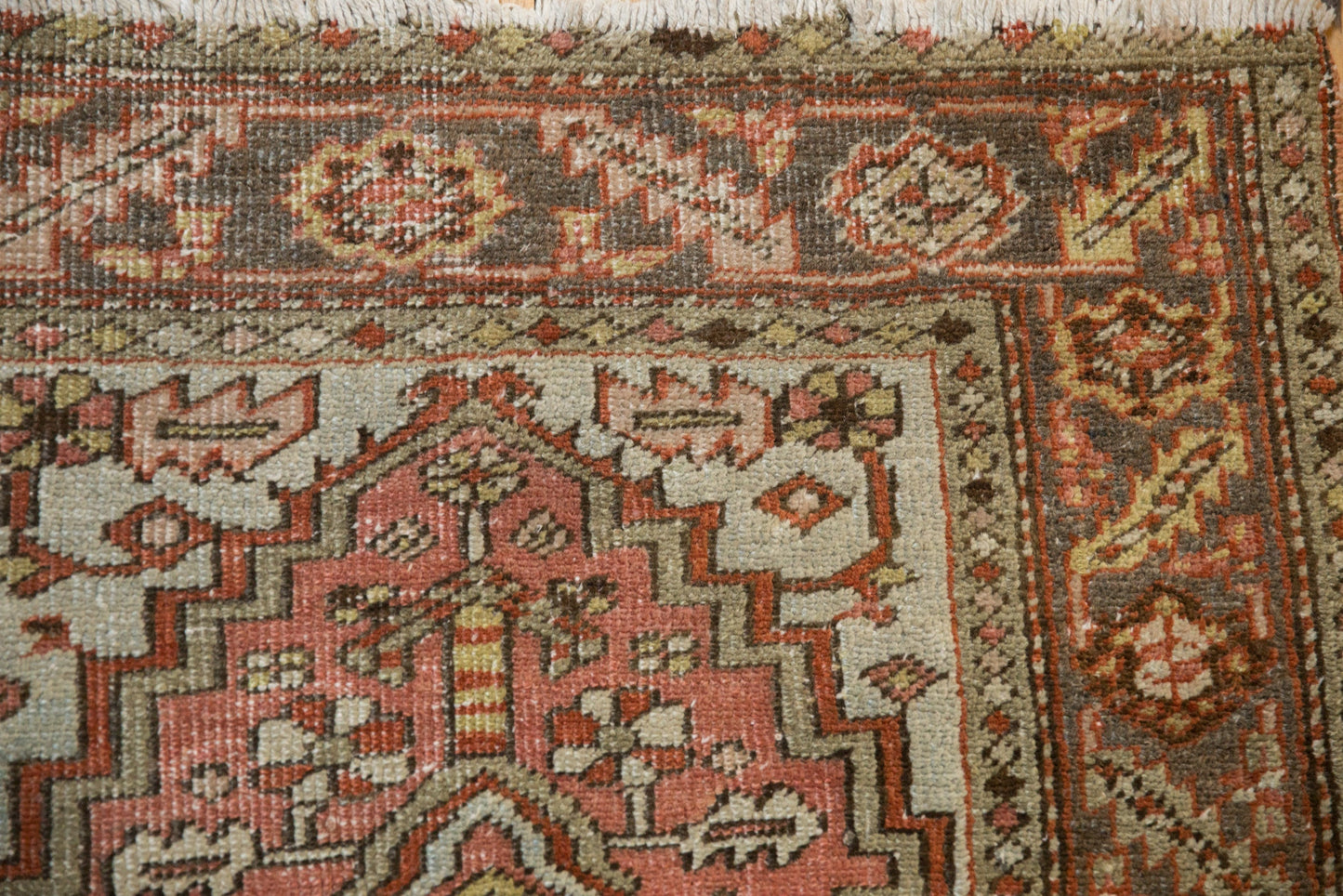 3x5.5 Vintage Distressed Heriz Rug