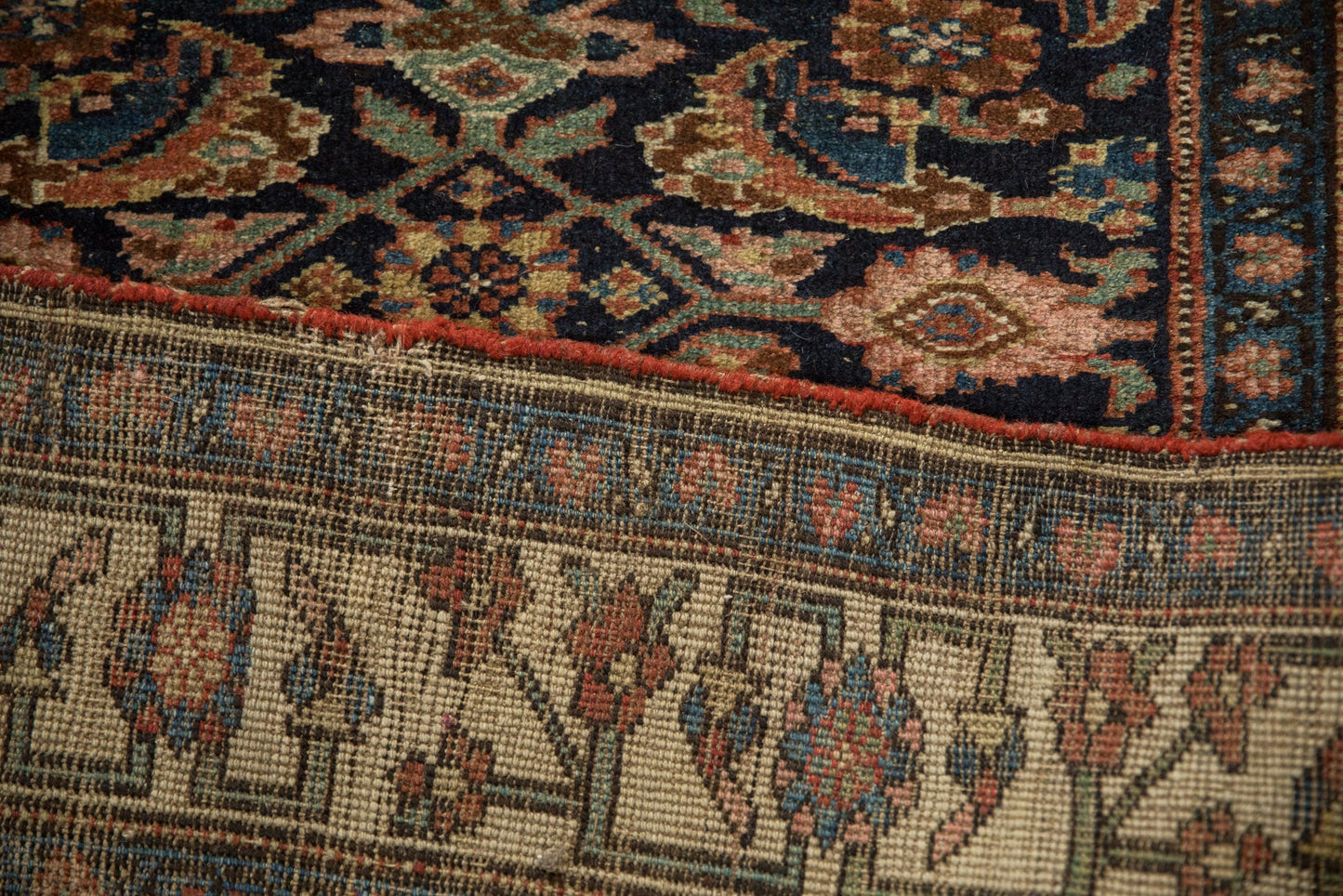 3.5x18 Antique Bijar Rug Runner
