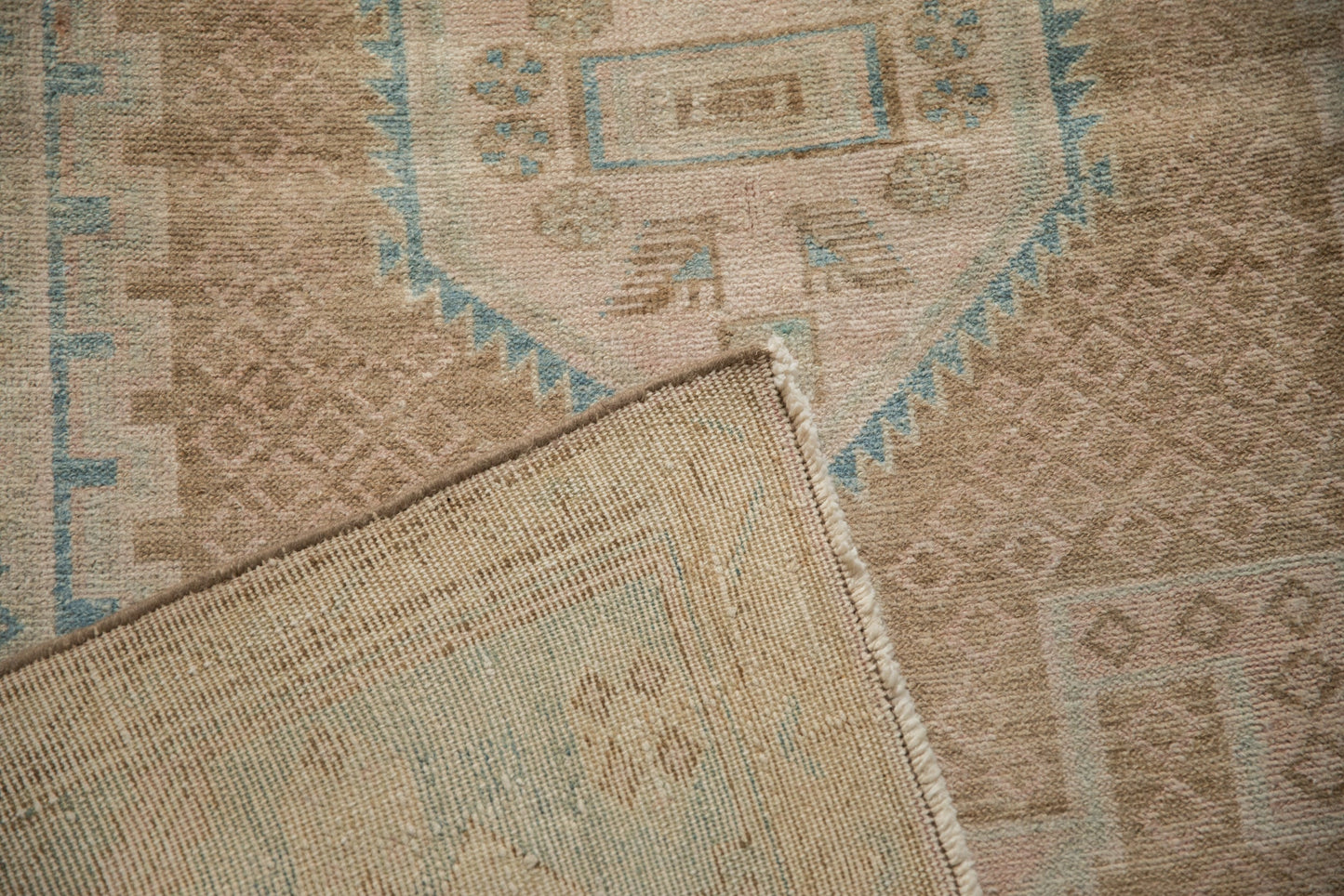 4x6.5 Vintage Distressed Hamadan Rug