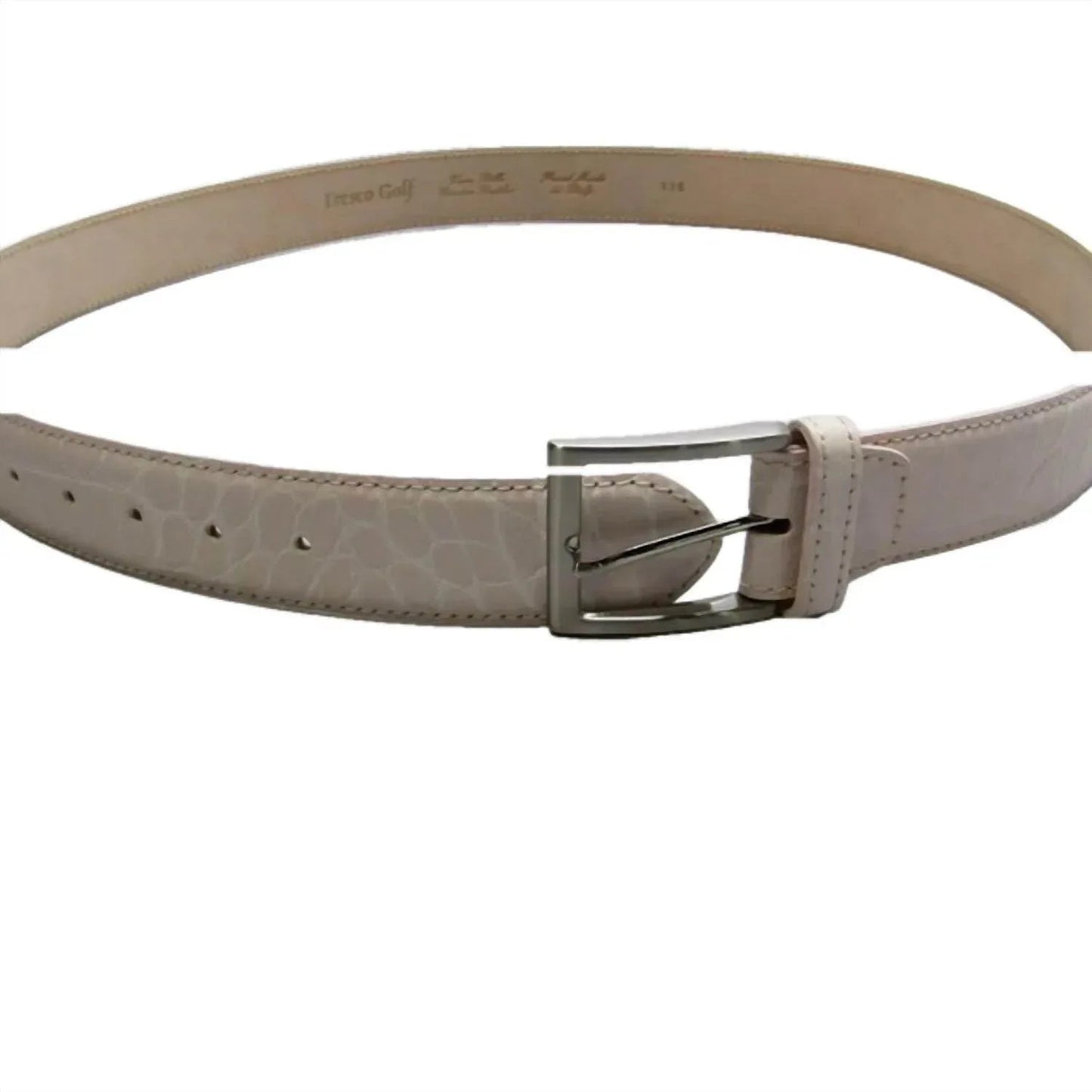 Men's Leather Embossed Belt