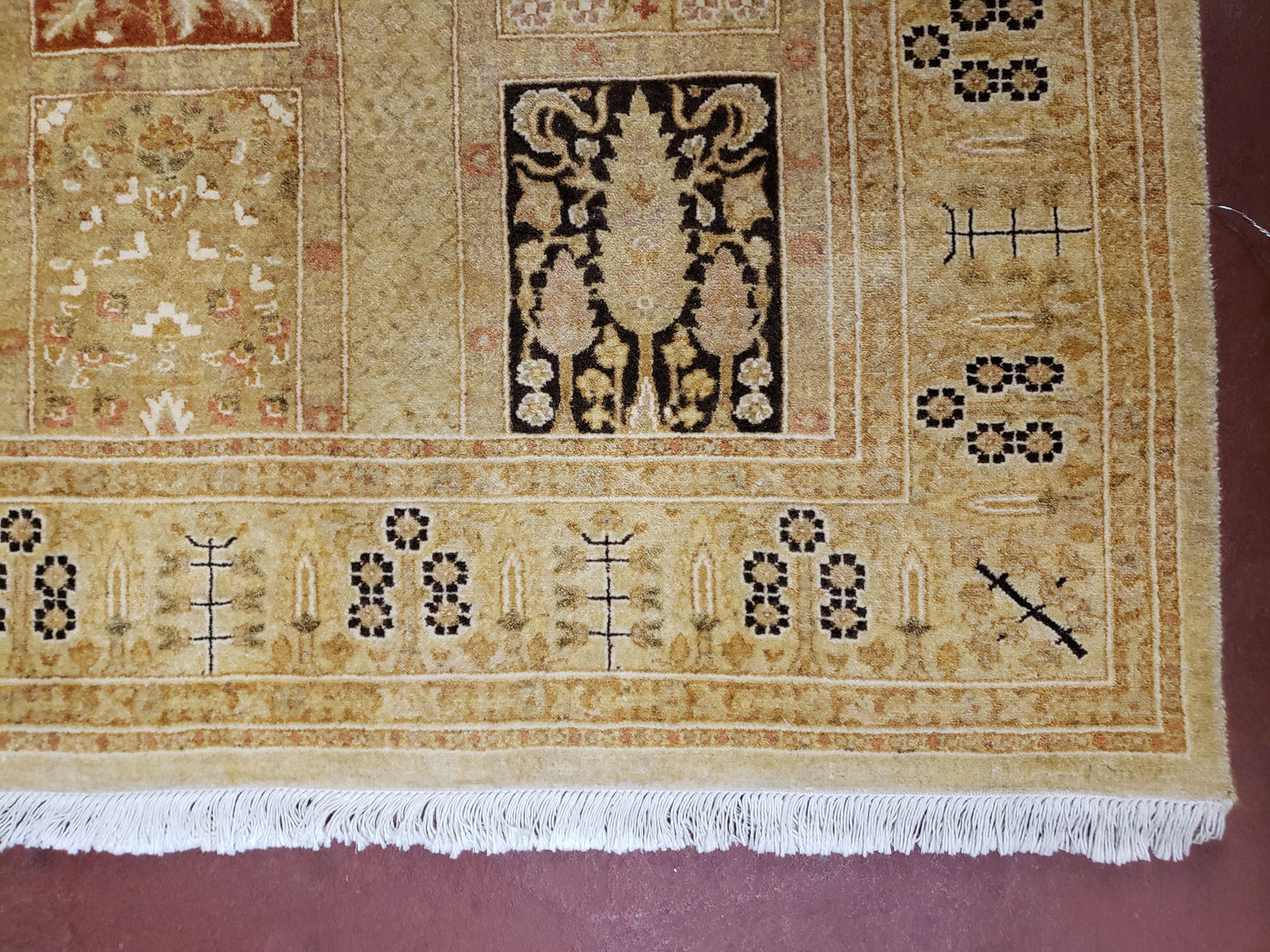 3' 2" x 12 ' 6" Pak Persian Safavieh Runner Haji Jalil Fine Runner Rug 3ft Runner 12ft Runner 13ft Runner Panel Design Runner Hand-Knotted