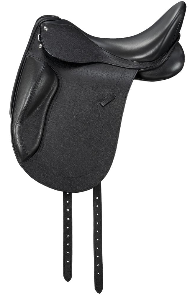 The Equitare Cadence Luxury Black Leather Dressage Saddle
