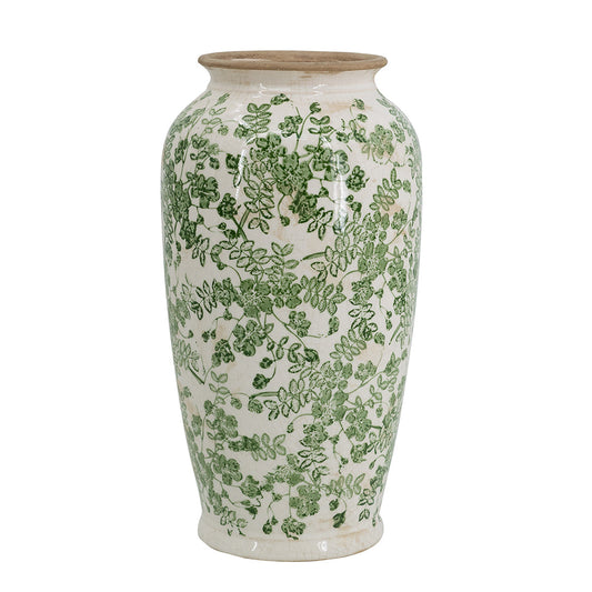 The Rose Arbor Botanical Ceramic Floor Vase