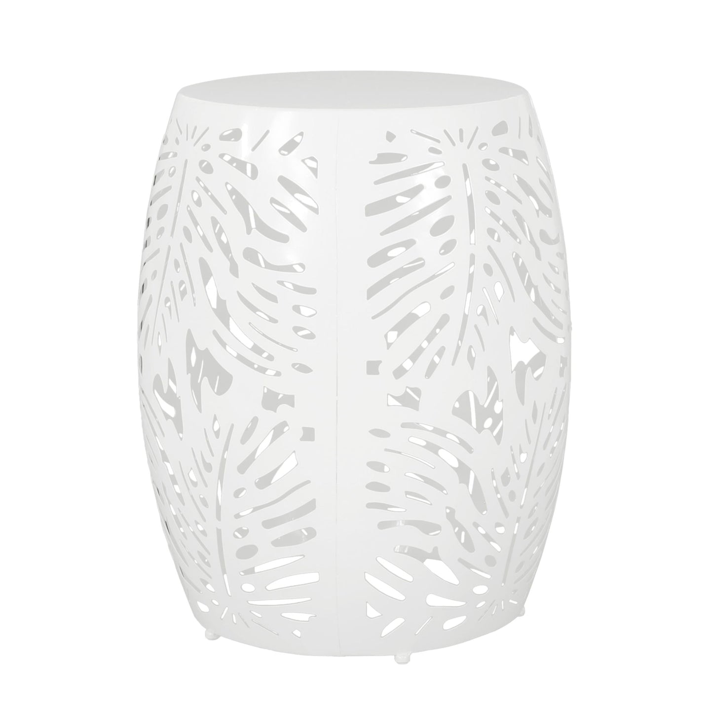 Modern Design Metal End Table, Large