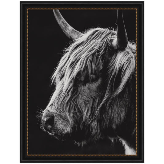 Scottish Highland Vertical by Crystal Lynn Collins Framed Wall Art Print
