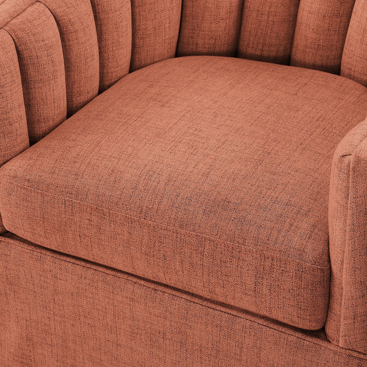 The Ashbourne Skirted Swivel Accent Chair