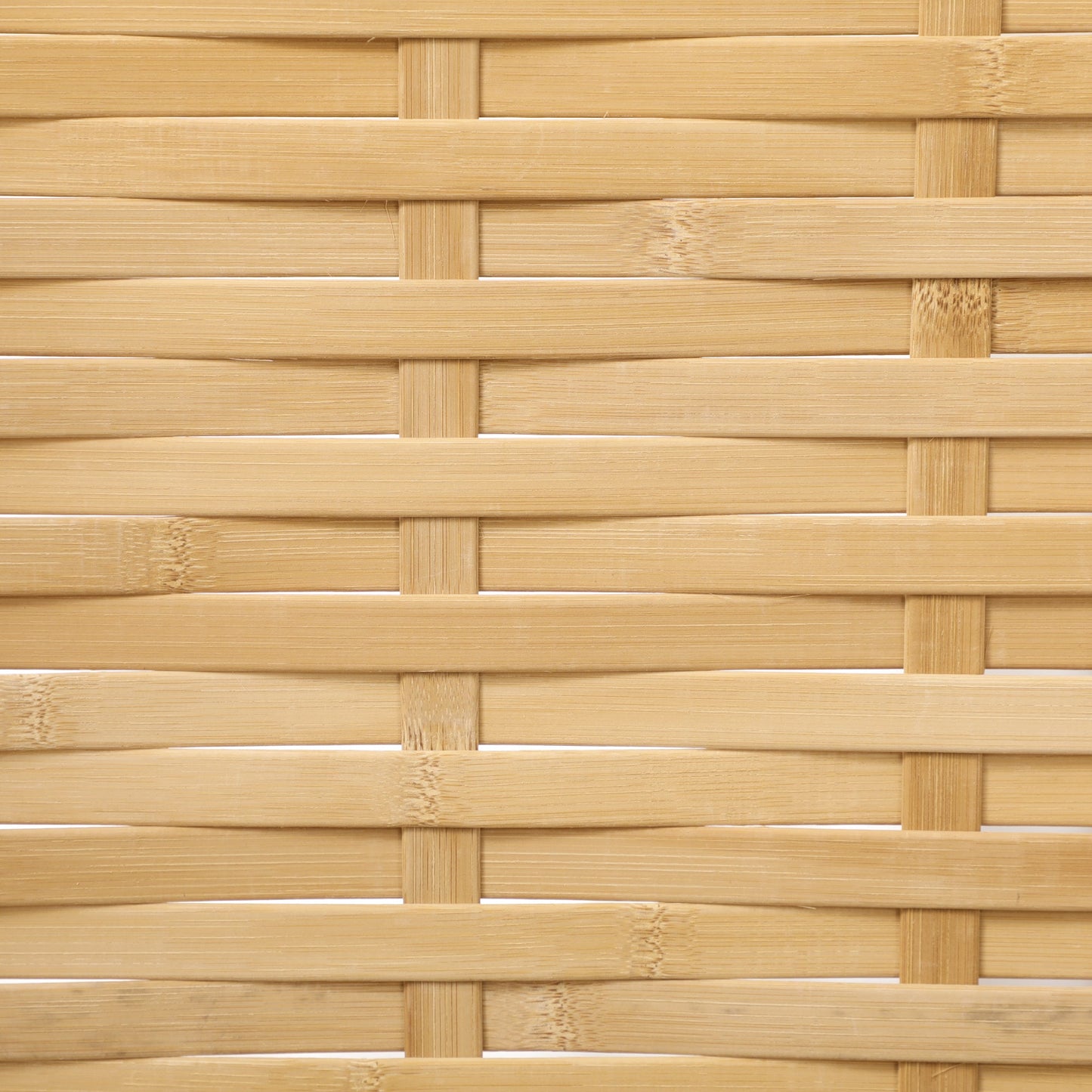 Hand Woven Room Divider, 4 Panel Bamboo Folding Privacy Screen for Home Office, 47.25"x67"x0.75", Natural