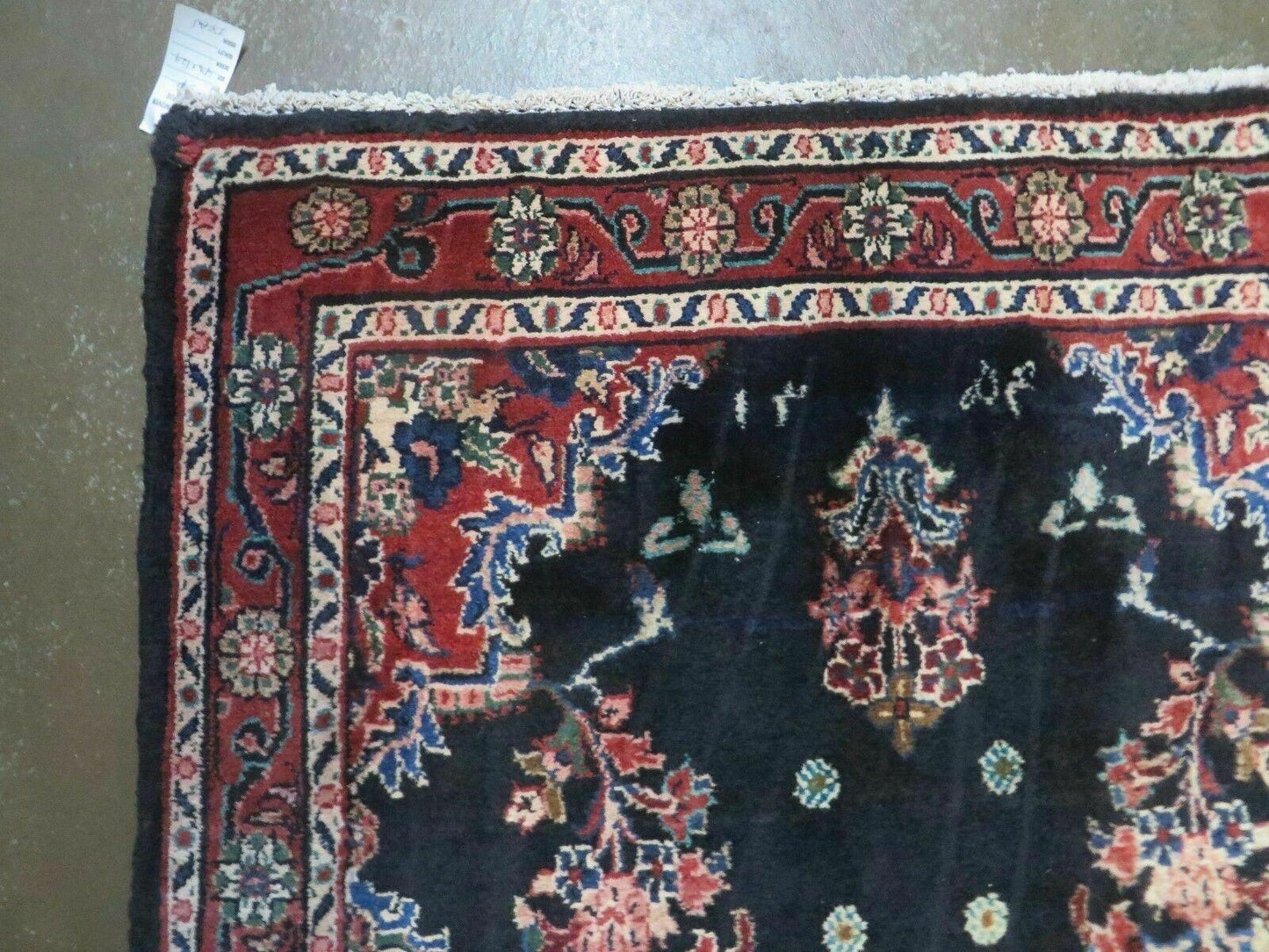 Persian Runner Rug 4x11, Navy Blue Antique Lilihan Runner