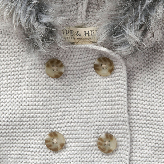 Faux Fur Hooded Sweater