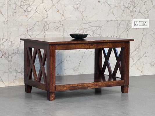 Belmont - X Frame Coffee Table - Brown