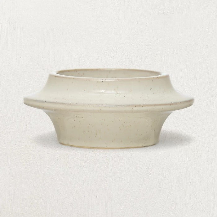 Artisanal Stoneware Matte Tea Light Pillar Candle Holder