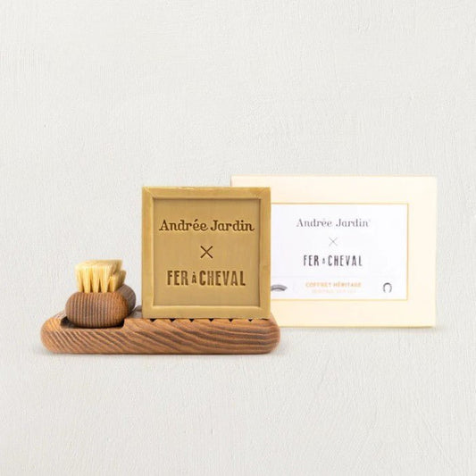 The Croffret Bath Soap & Brush Heritage Gift Set