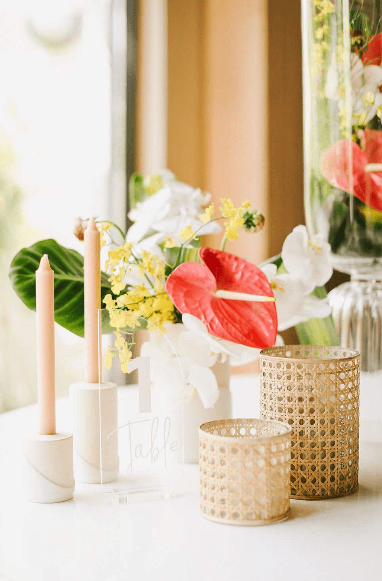 The Oliver Cane Artisan Votive Rattan Candle Holder