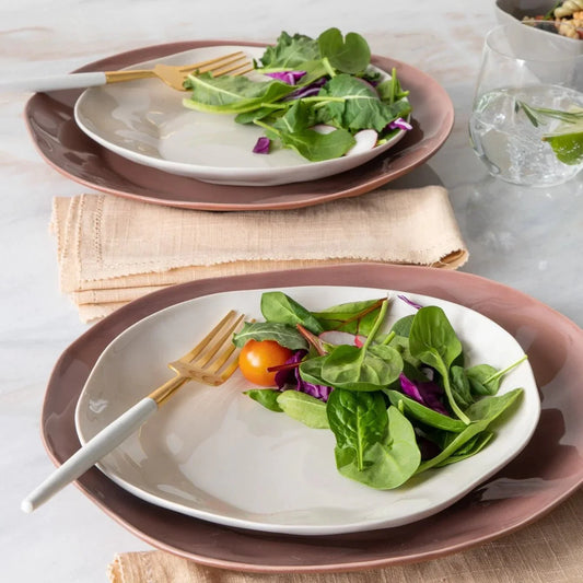 The Rugueux Artisan Stoneware Side Plate, Pearl