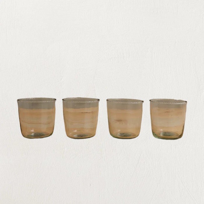 The Ruffle Rocks Clear Drinking Glass