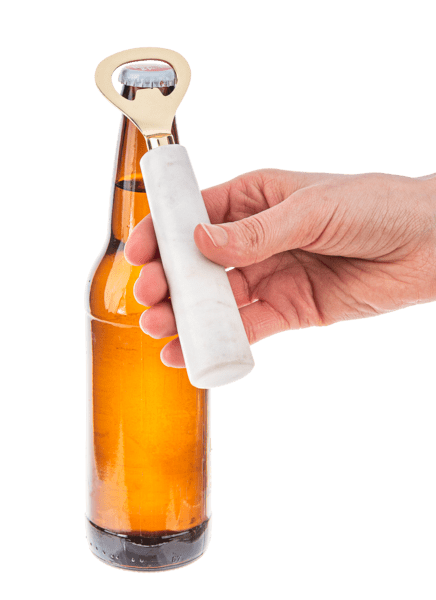 White Marble Bottle Opener