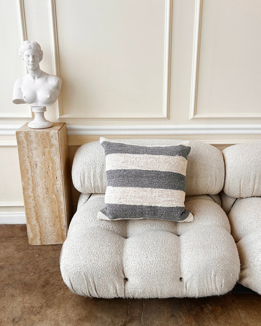 Casa Cubista Striped Pillow - Gray