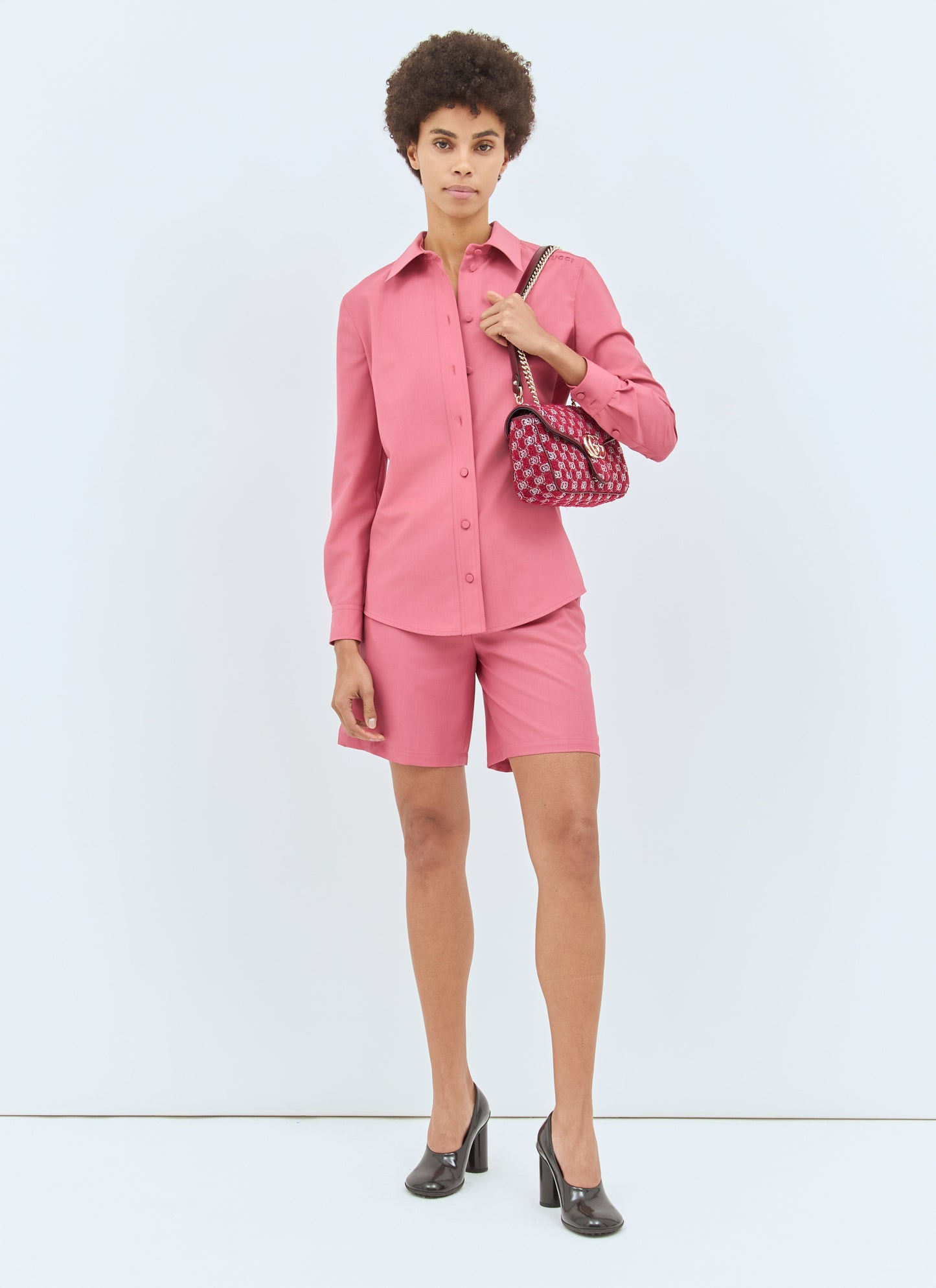 Gucci Wool & Mohair Boxer-Style Shorts