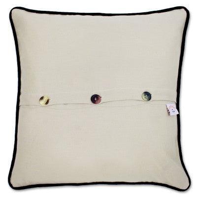 Hamptons Hand-Embroidered Pillow