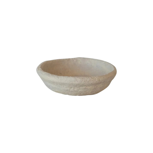 Handmade Paper Mache Small Artisan Bowl