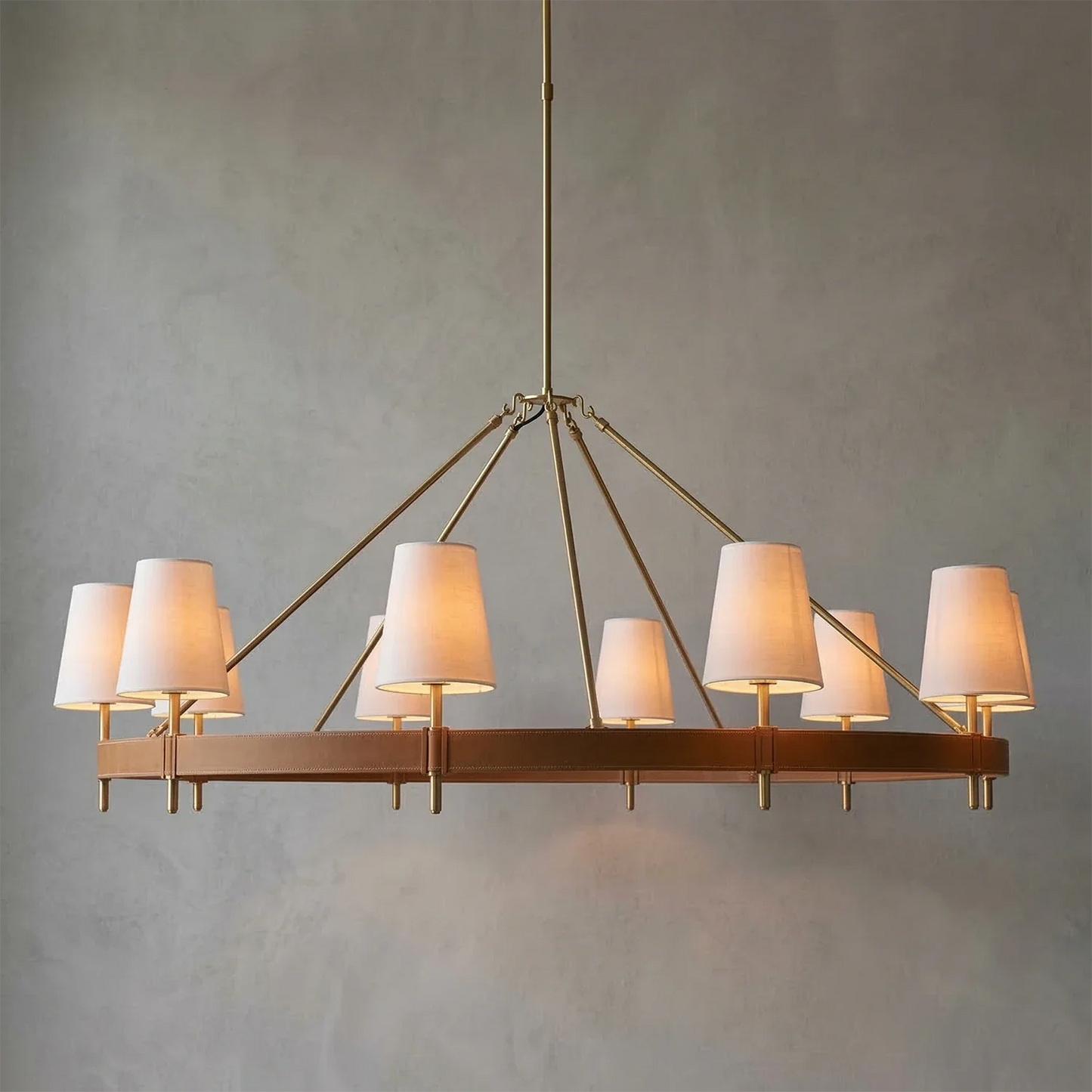 Hastings Leather Chandelier