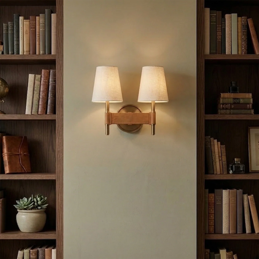 The Hastings Leather Wall Sconce