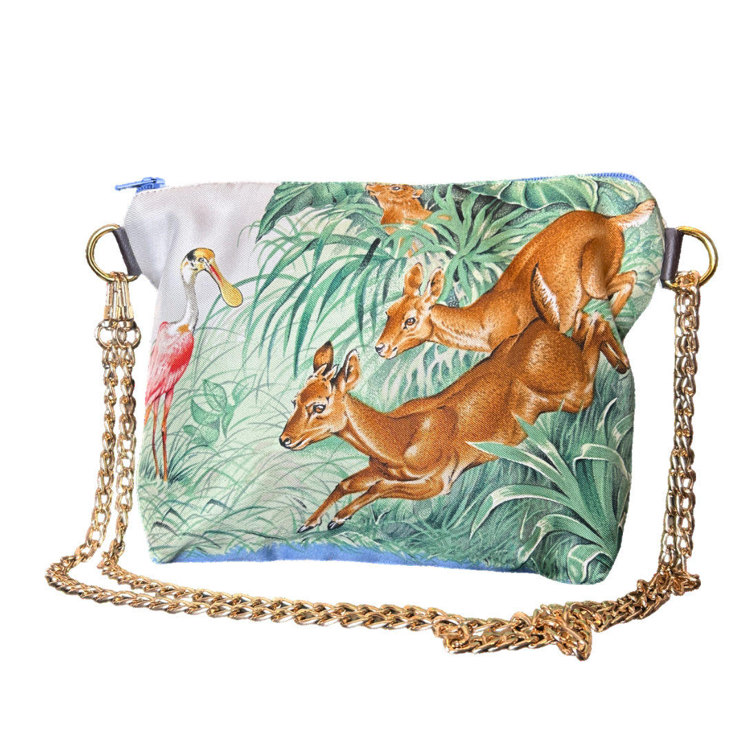 Equateur Vintage Scarf Crossbody Bag