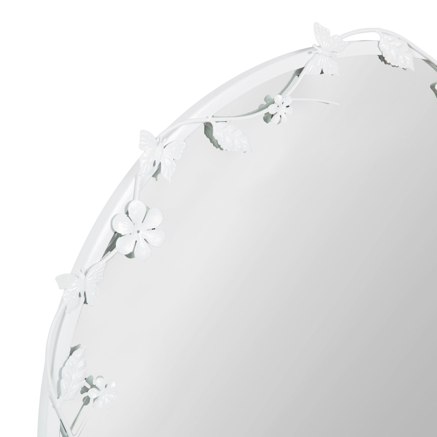 Rosella Floral Wall Mirror Metal