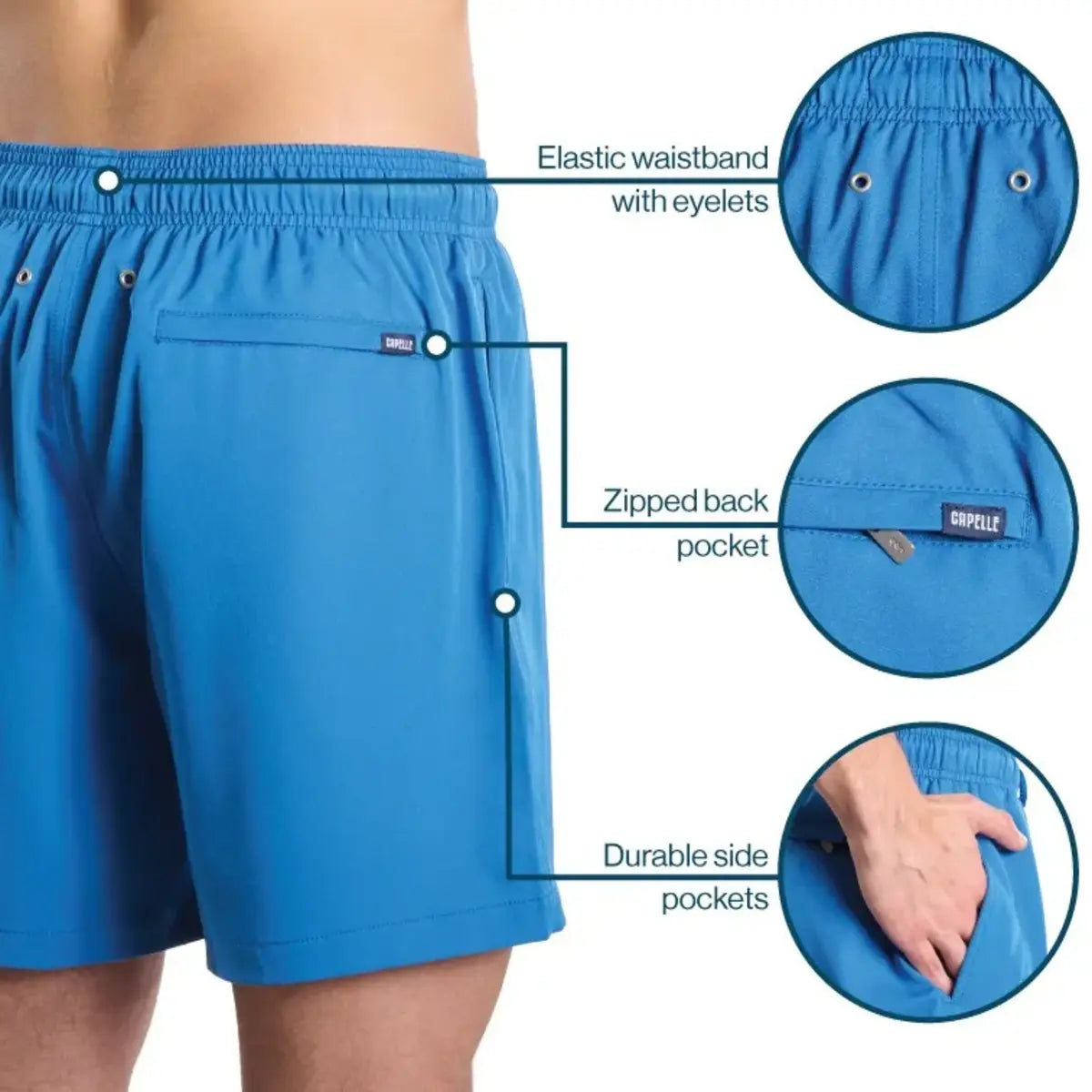 Men’s Premium Compression-Lined Hybrid Shorts – Key Lime