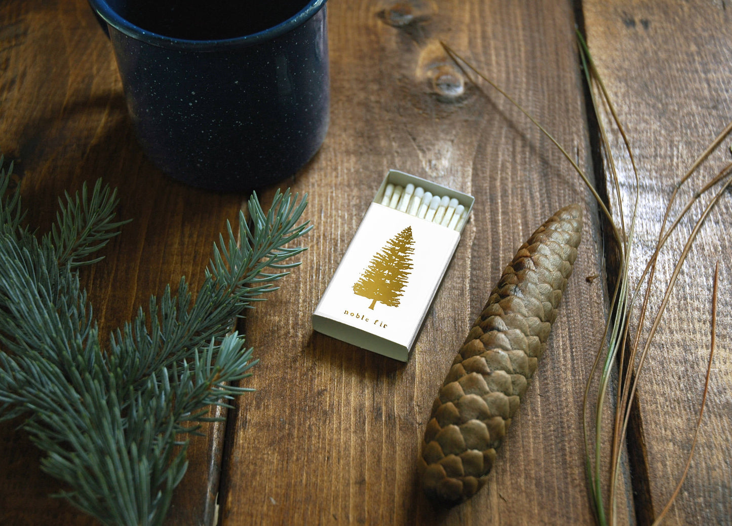Noble Fir Tree Matchbox