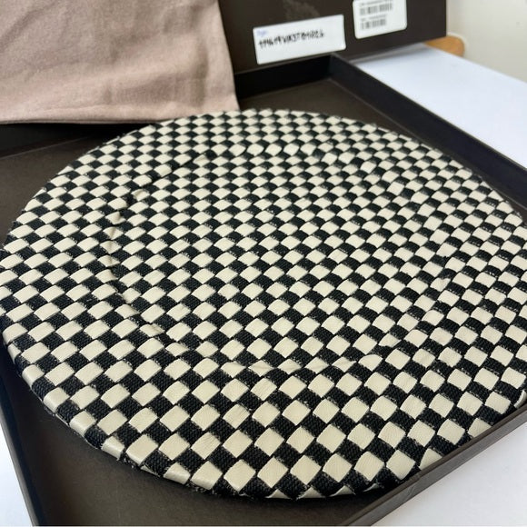 Bottega Veneta Intrecciato Woven Leather Decorative Charger