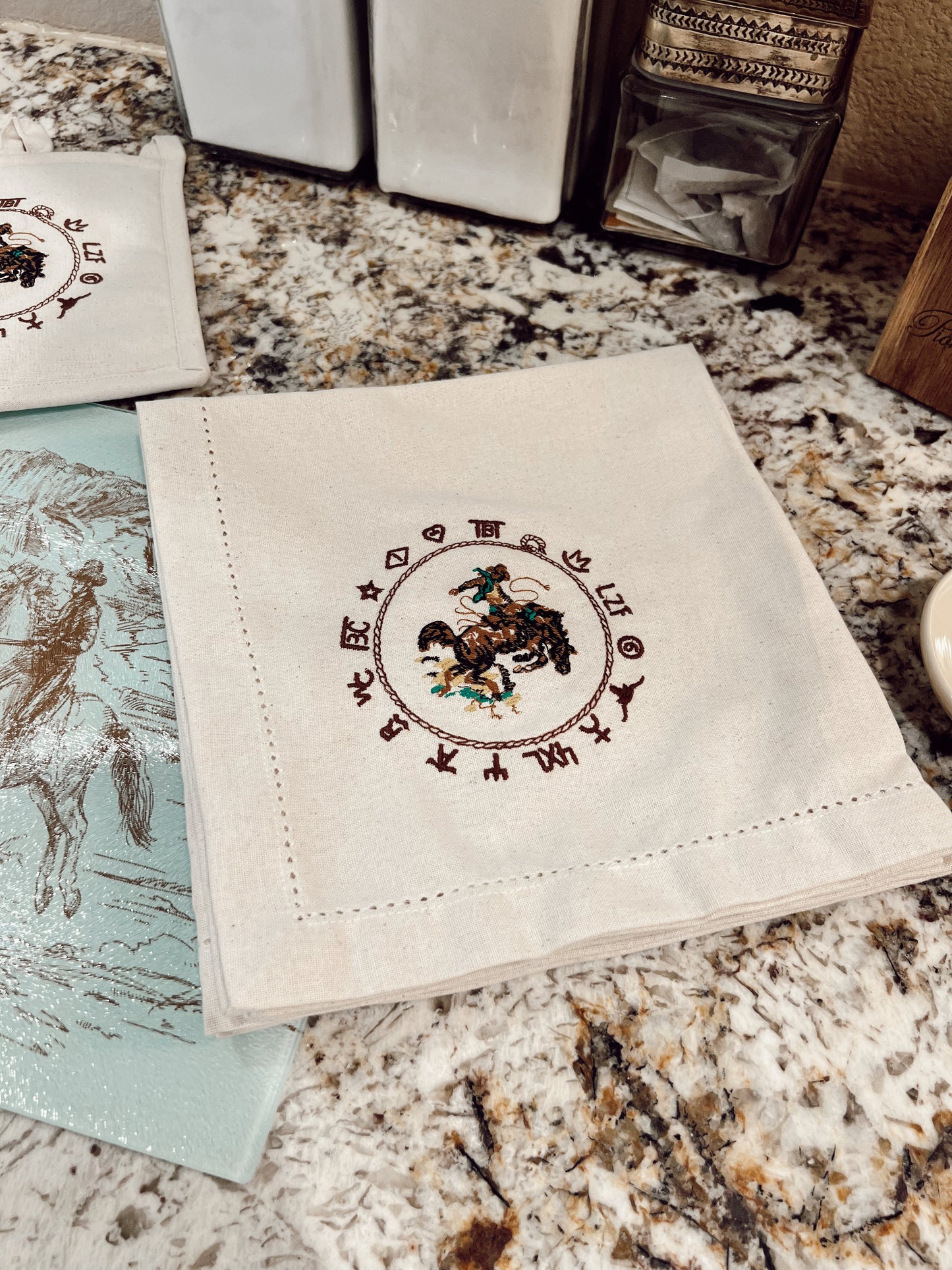 The Bronc Napkin Set