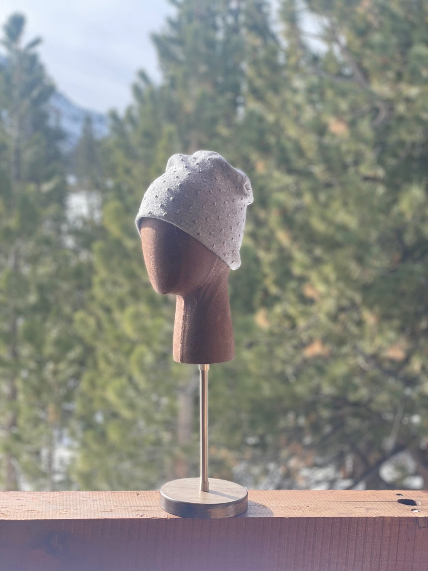 Hat: Muumtei Reversible 100% Cashmere