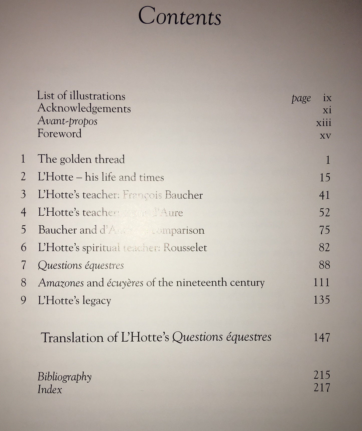 The Quest for Lightness in Equitation & “Questions Equestre” by Alexis-Francois L'Hotte