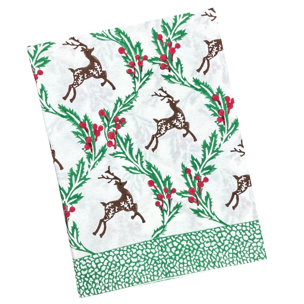The Enchanted Christmas Reindeer - Tablecloth